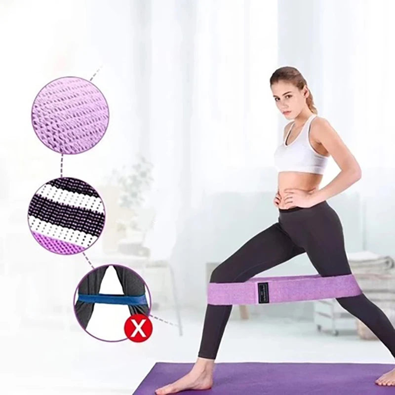 ShapeGrid™ Braided Anti-Slip Resistance Band