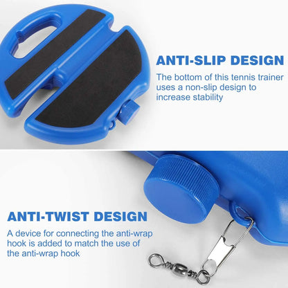 Professional individual tennis trainer (portable self-training tool/device, suitable for beginners/adults)