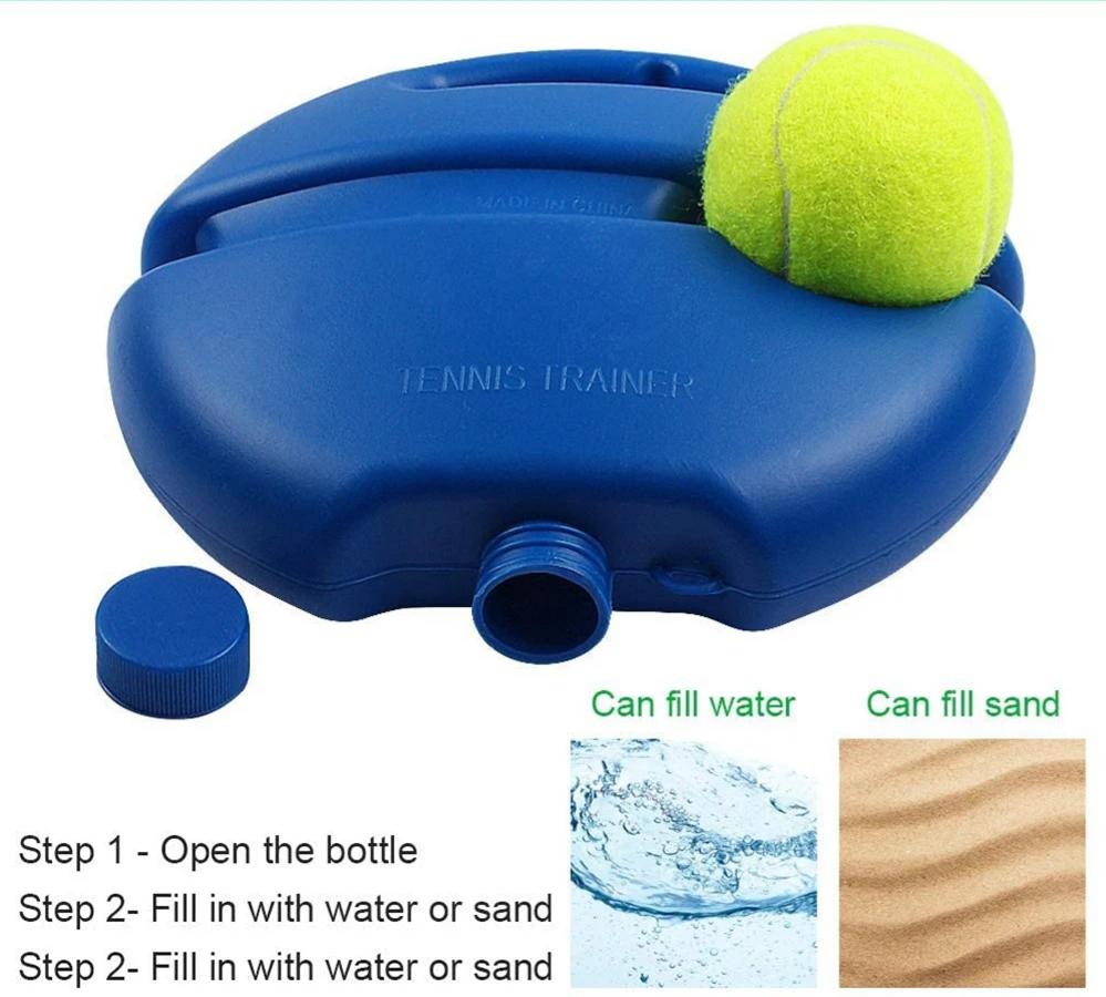 Professional single-person tennis trainer (high elasticity with rebound base set)