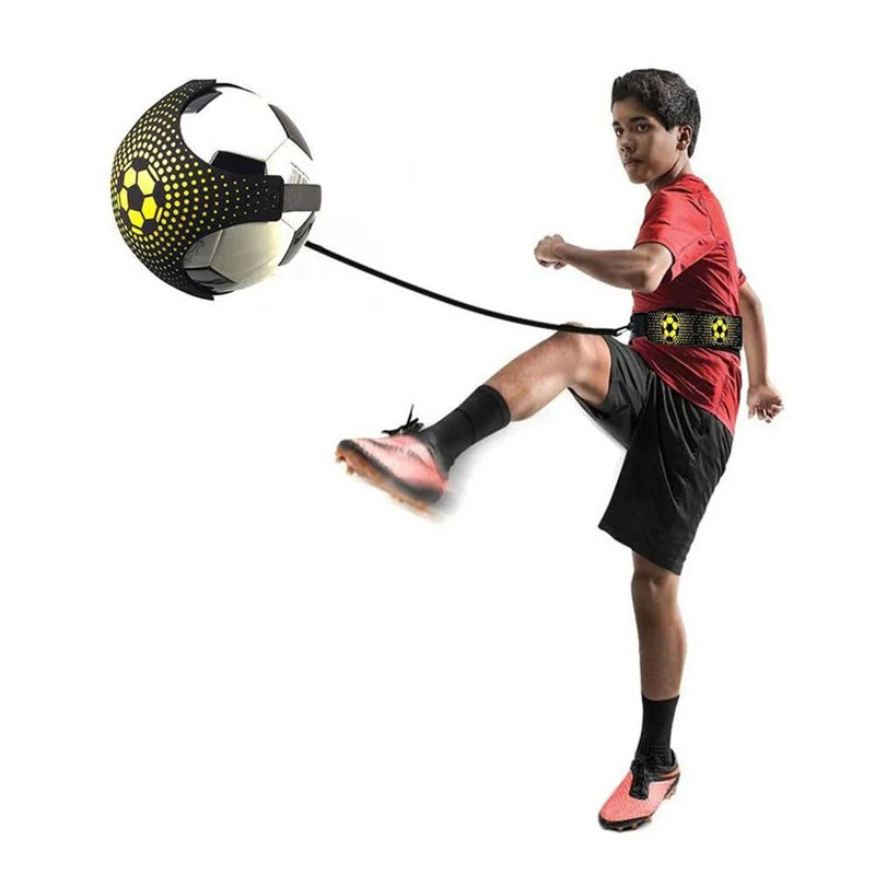Football control and kicking training belt