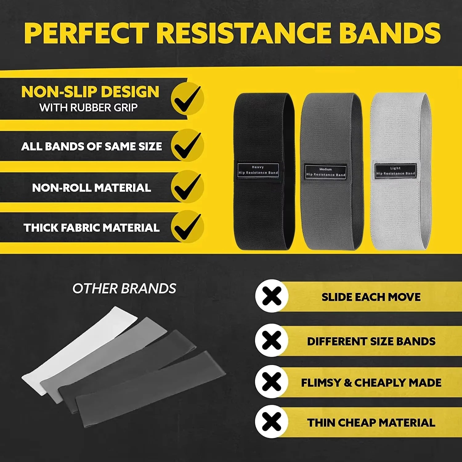 ShapeGrid™ Squat Glute Lifting Resistance Band