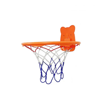 Silent basketball and hoop combination