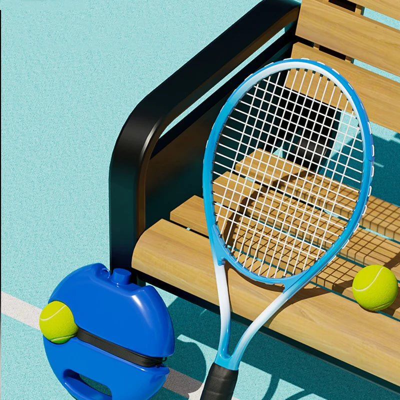 Professional individual tennis trainer (portable self-training tool/device, suitable for beginners/adults)