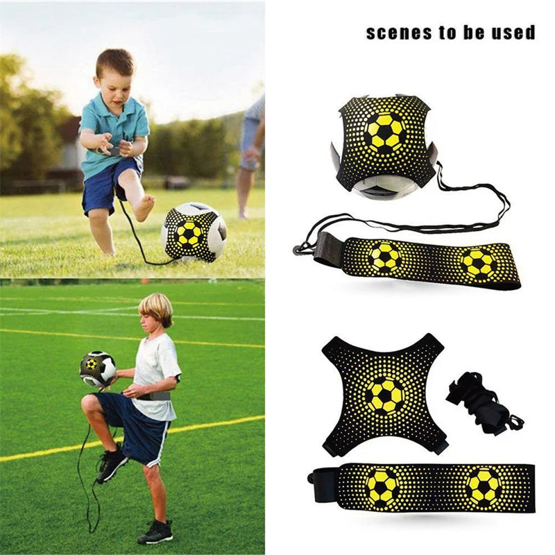 Football control and kicking training belt