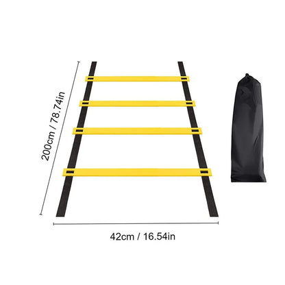 Professional soccer and physical training agility ladder (with storage bag)