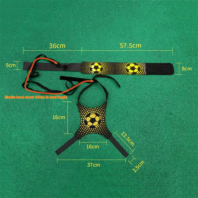 Football control and kicking training belt