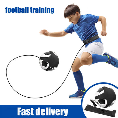 [Single-player Soccer Practice Tool] High-elasticity Soccer Training Strap (No Ball Retrieval Required)