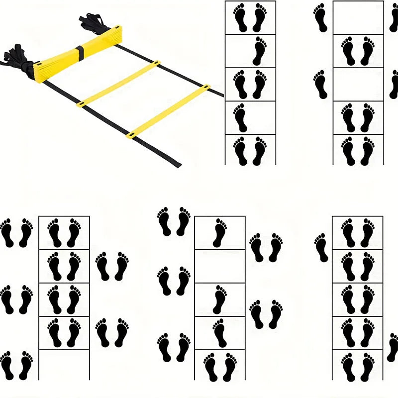 Professional soccer and physical training agility ladder (with storage bag)