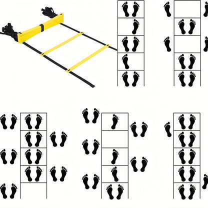 Professional soccer and physical training agility ladder (with storage bag)