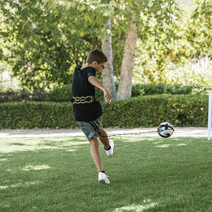 [Single-player Soccer Practice Tool] High-elasticity Soccer Training Strap (No Ball Retrieval Required)