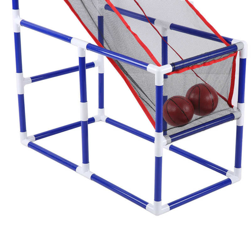 Indoor Children's Educational Basketball Shooting Machine | Portable Double-Ball Automatic Rebound Basketball Hoop