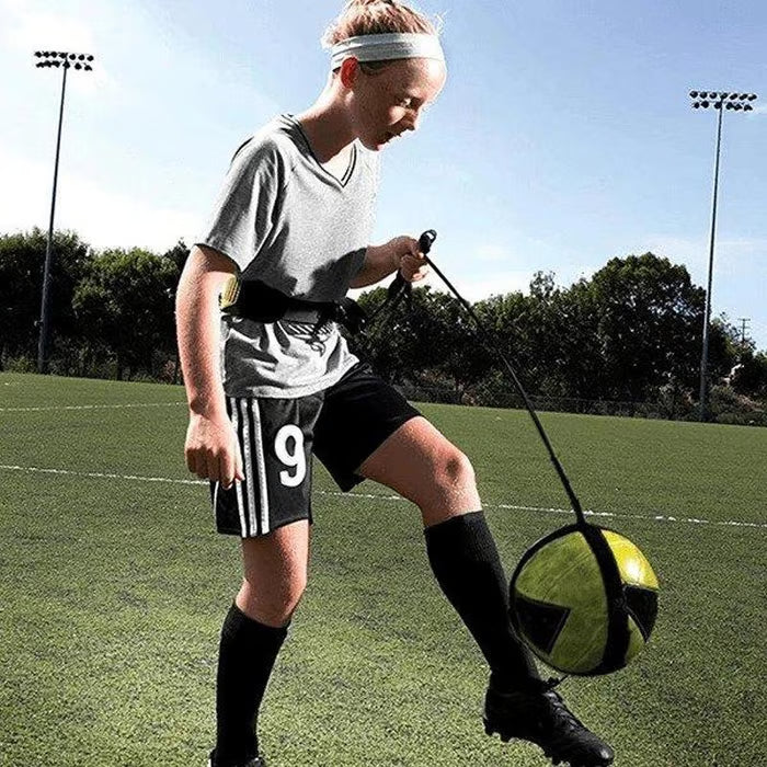 [Single-player Soccer Practice Tool] High-elasticity Soccer Training Strap (No Ball Retrieval Required)