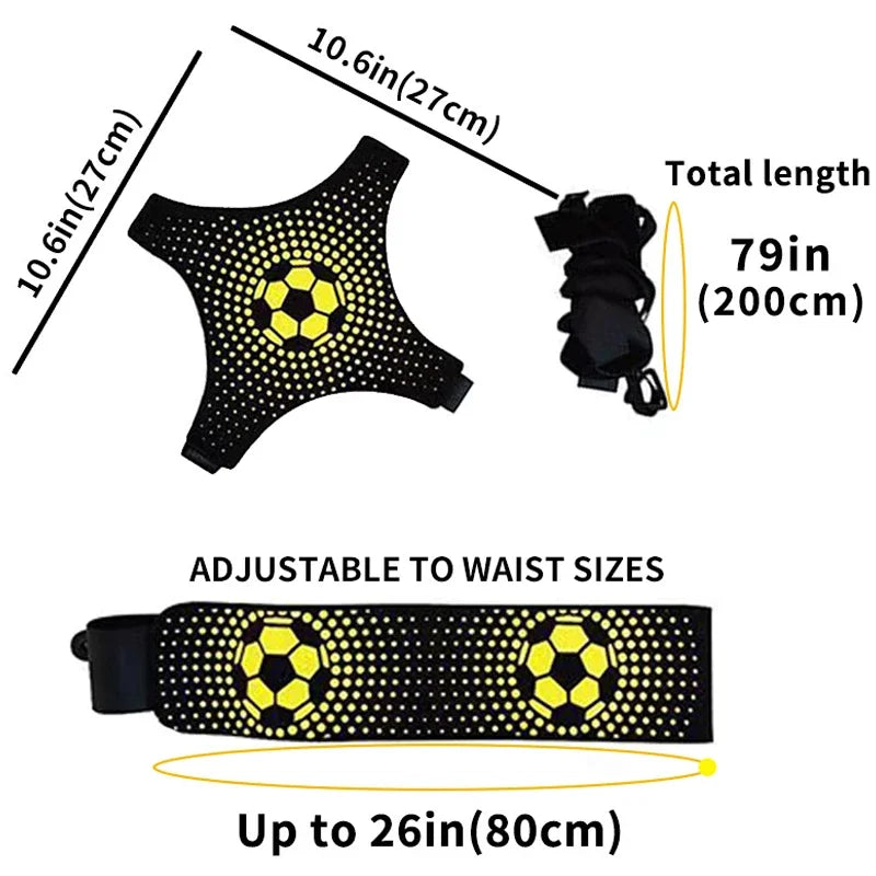 Professional football training belt and personal control trainer